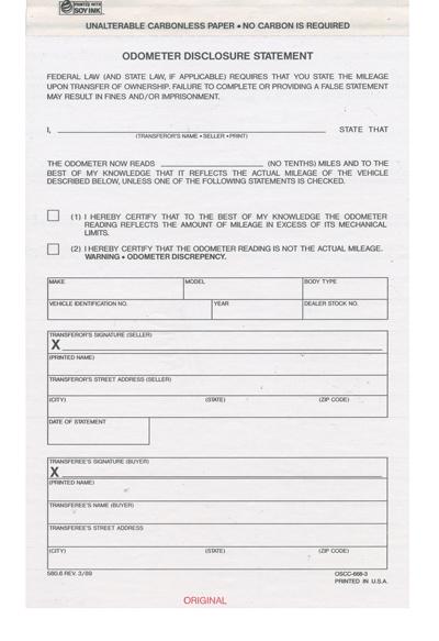 EZLettering's tweet image. Verify mileage of your vehicle upon transfer of ownership! #odometerdisclosure #disclosureform 
@EZLettering.Com