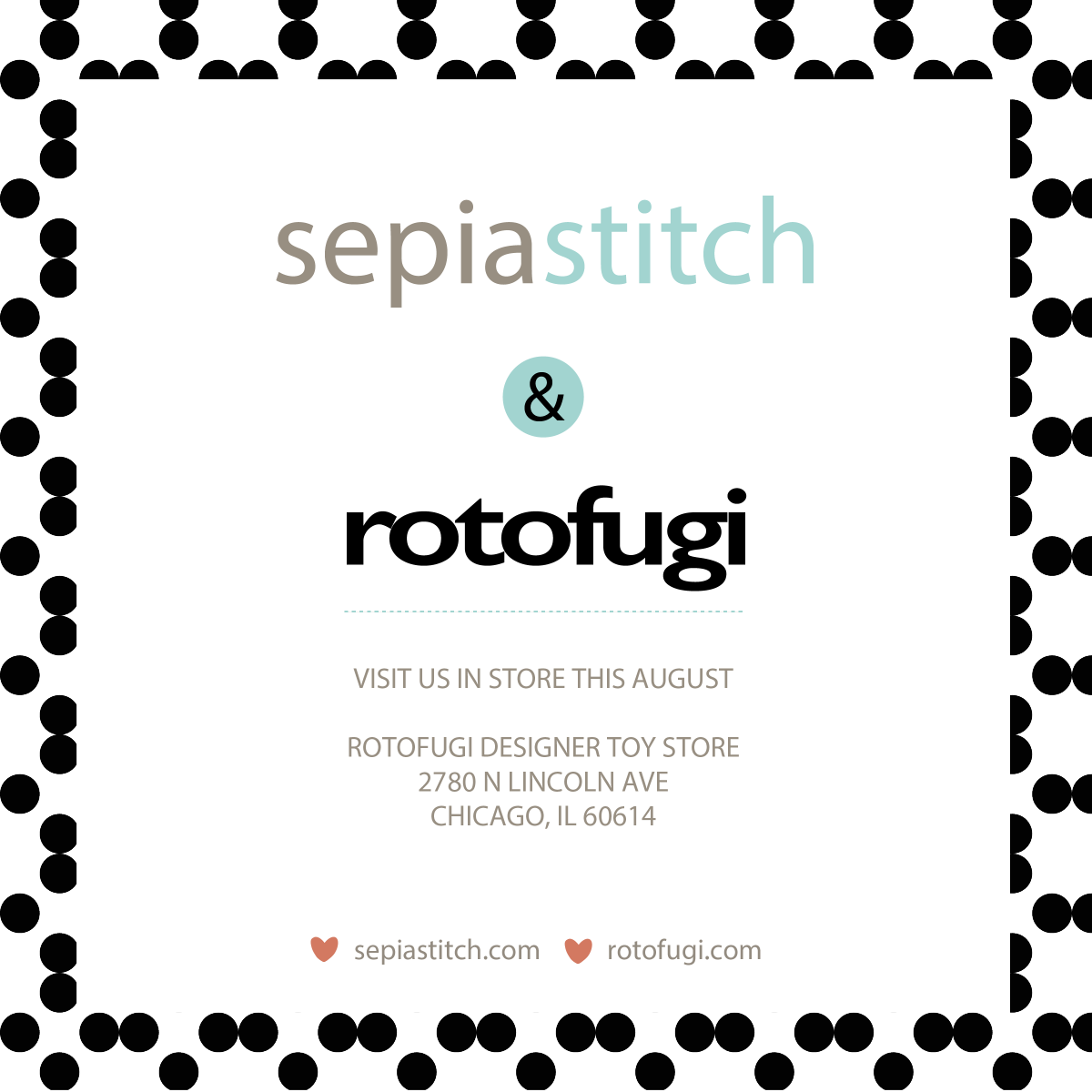 sepiastitch's tweet photo. Hitting shelves at Rotofugi Designer Toy Store this week! And you can always find us online at http://t.co/e9WRHTSzRU http://t.co/7cd4I4VrFH