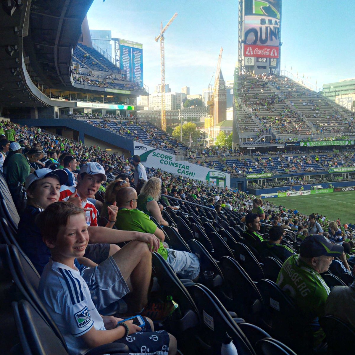 michaelmcphie's tweet image. #whitecaps Go Caps Go! Centurylink field Seattle at the Cascadia Cup. #miningyourfuture wish you were here.