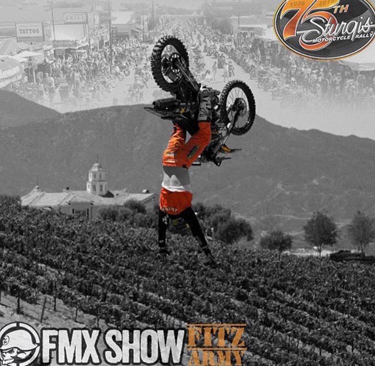 SturgisCityPark's tweet photo. Come watch the @FitzArmyFMX busting out at #SturgisCityPark
Aug 2 – Aug 5 – 12:00 pm & 3:30 pm
Free Admission http://t.co/92CCMJdnWN