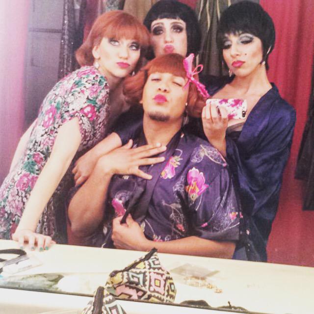 Ashley_Rose1124's tweet photo. The Cabaret GIRLS are ready for Act 2!#DTS #cabaret #yazbitte #sip #saturdayintermissionpic @broadwayworld @playbill http://t.co/PBuG1YuOFs