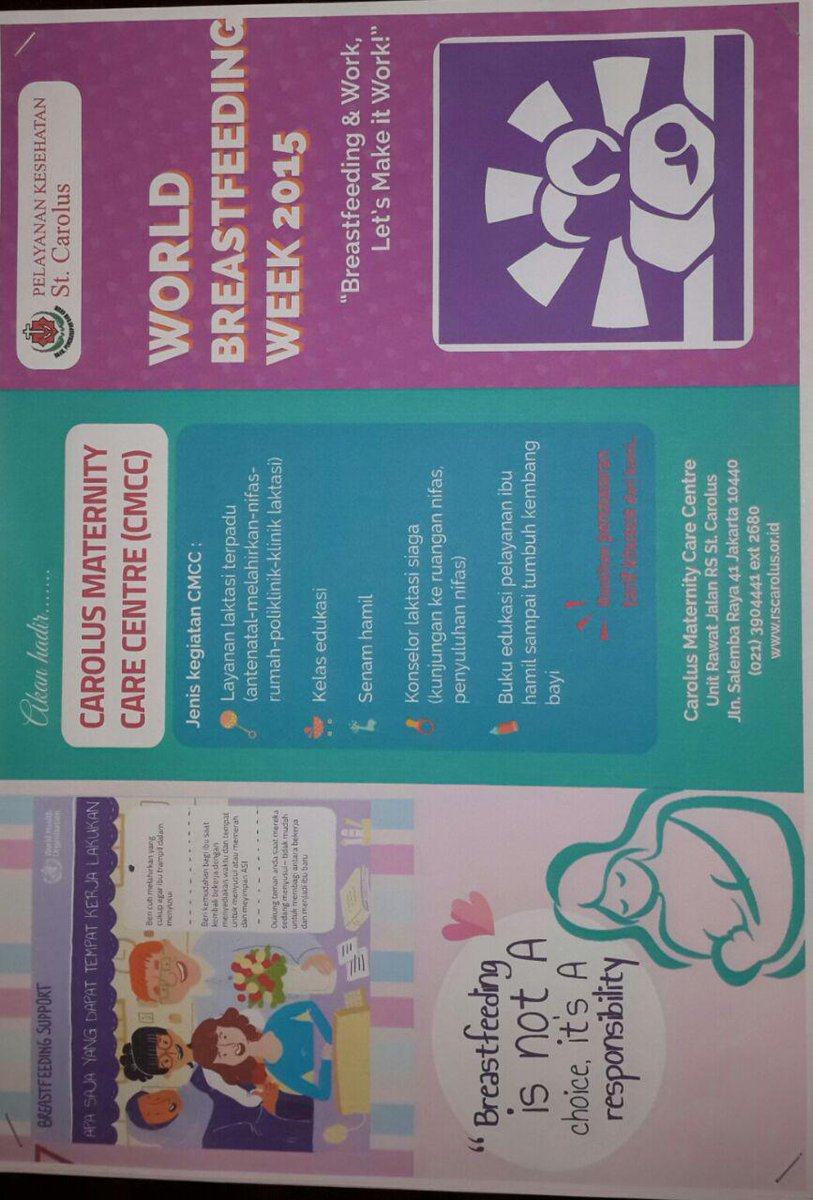 ElizabethYohmi's tweet photo. "@drtiwi: Semangat RS Carolus...pelopor RS Sayang Bayi di Indonesia! Cc @ElizabethYohmi http://t.co/8KLokIcbXn"thanks mba Tiwi