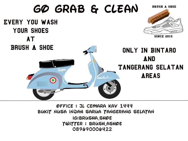 brush_ashoe's tweet photo. New event from brush a shoe pick up clean dan kembalikan lagi yaitu go grab and clean sebarkan ke karib anda http://t.co/pR3D12kgun