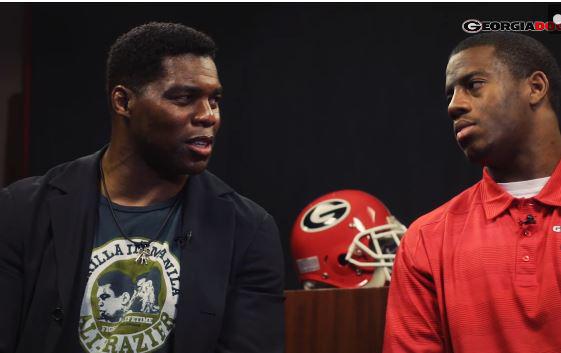BassinDawg's tweet photo. #Dawgs 34 Days 'til Kickoff featuring legendary 3x All-American @HerschelWalker! #BuildThatManAStatue #GoDawgs http://t.co/3oOwuJp232