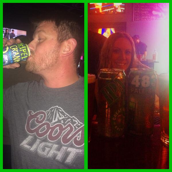 GreatRiverJes's tweet photo. @GreatRiverBrew @madelinebear last night @CaddysTweets #converted #TripelCrank #craftbeer http://t.co/v0FgH7WfhK