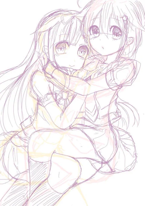 次のイラストの下書き