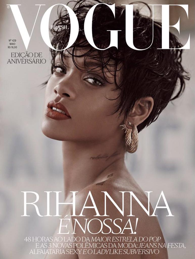rihannarchive's tweet photo. requested: rihanna for vogue brazil (2014) http://t.co/Fowp7xr2lW