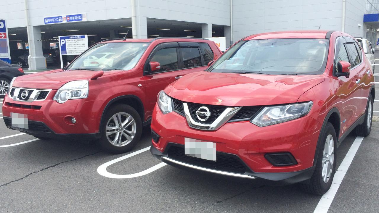 けっぱ Auf Twitter 3代目日産エクストレイル ハイブリッドht32と2代目t31 どの車と比較してもエクストレイルt32はデカい F Nissan Xtrail Http T Co 3clvptlmds Twitter