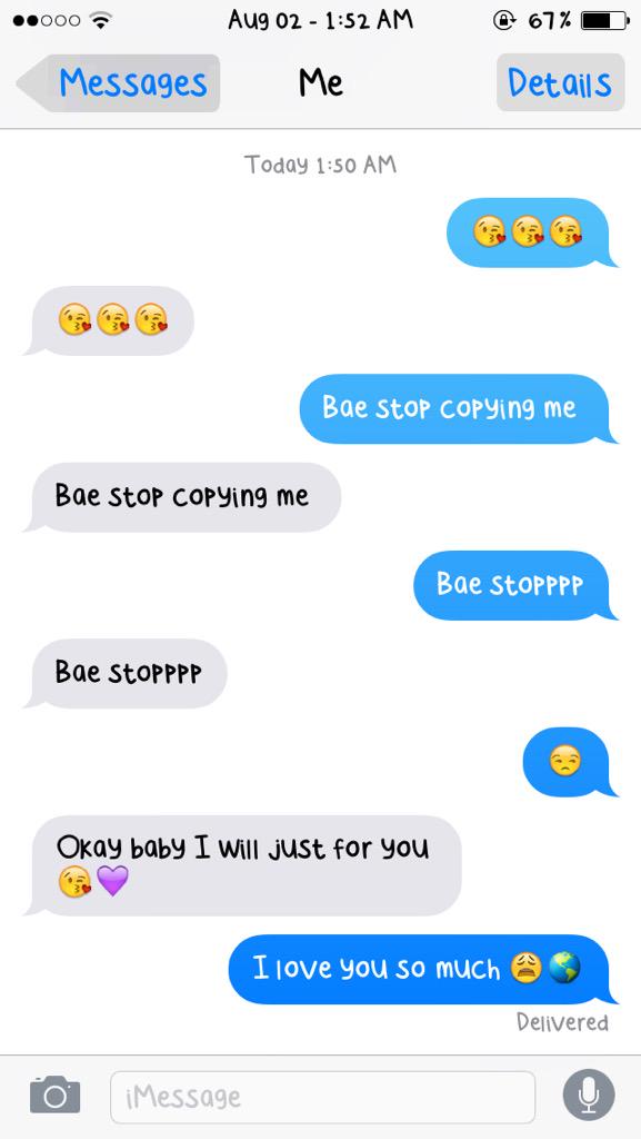 the_jalenmc's tweet image. Love talking to bae 😘💕 #IAmMyOwnGoals