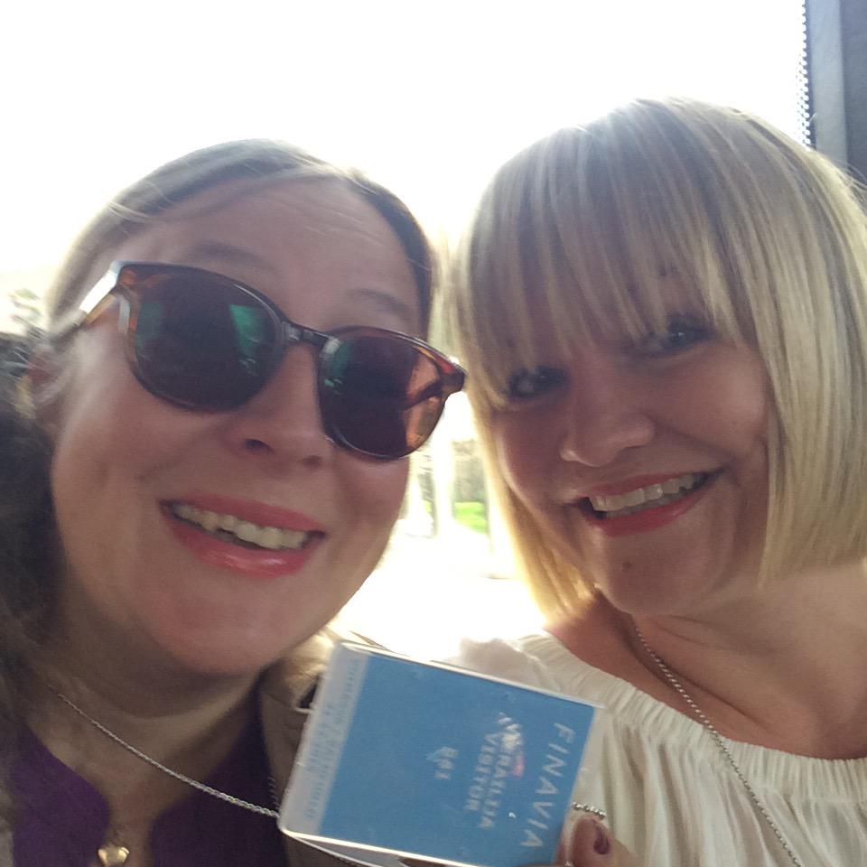 Piritta's tweet photo. Kepeä matka kohti arkea alkaa kiitotie 1 avajaisilla @HelsinkiAirport #runwayopening #helsinkiairport #reissupiritta http://t.co/Swj8wxNo0q
