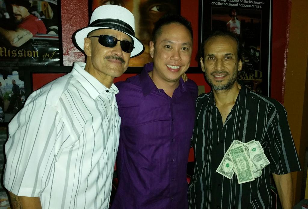 Chllin with Danny De La Paz (Puppet) and Jesse Borrego (Cruzito) Happy birthday Jesse! 