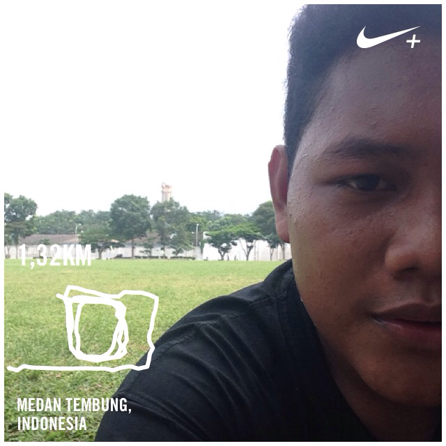 bambang_igun's tweet photo. Bismillah kurusss😊 I just ran 1,32 km with Nike+. http://t.co/abfDWwIkxy #nikeplus http://t.co/ZxjY8cV1Rl