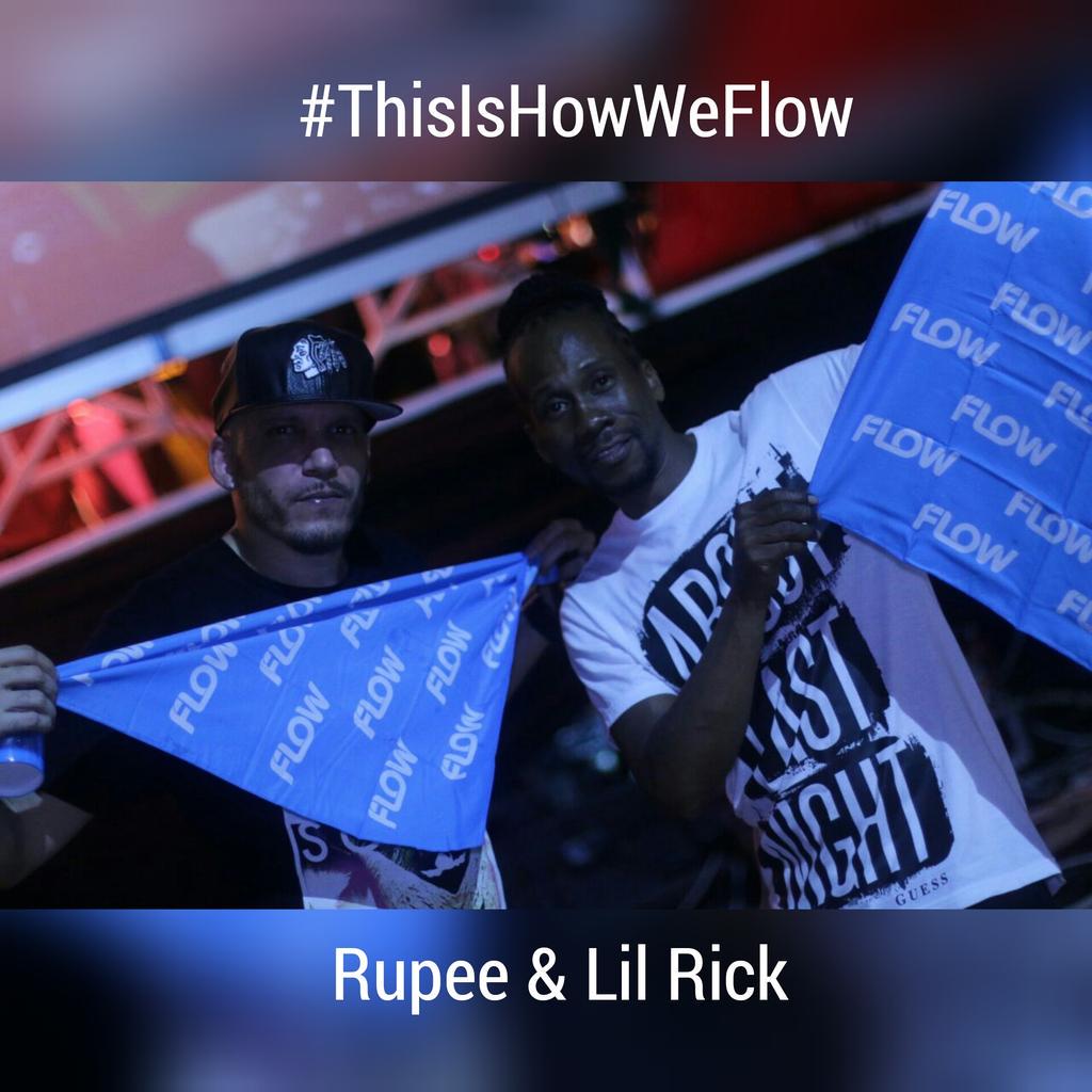 FlowBarbados's tweet photo. Brotherhood. @therealrupee &amp; @lilrickhd backstage. 
#ThisIsHowWeFlow #DisIsRick #NightofChampions #CropOver2015 http://t.co/aKE7ph0djo