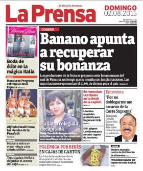 radiohrn's tweet photo. Primeras planas de los medios impresos que se editan hoy 2/8/2015 en Honduras #radiohrn http://t.co/CfQT3eJVbu