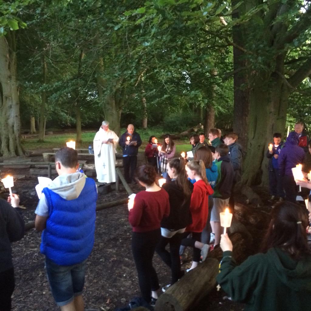 Some pictures from our prayer vigil last night and the following camp fire song #winmarleigh