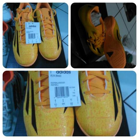 Misi gan ane mau nawarin sepatu adidas F5 messi ori 100%. Sz: 42 Harga murah 425k Minat. 08999718740 /7DF70F3F