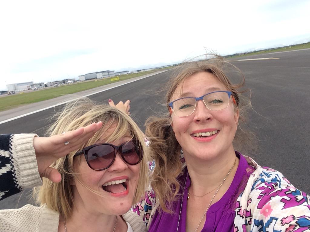 Piritta's tweet photo. Thanks @HelsinkiAirport for the invitation to the Runway 1 #runwayopening! What a great experience. #reissupiritta http://t.co/BnutXuy0Yd