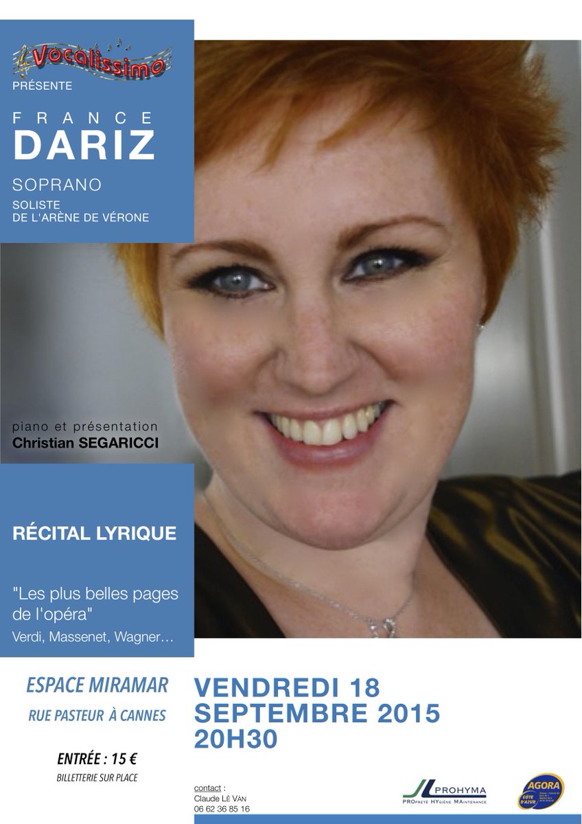 francedariz's tweet photo. Prochain #GrandRécitalLyrique au #PalaisMiramardeCannes #Lesplusbellespagesdelopéra à ne pas manquer! J'ai hâte!!! http://t.co/EkhHcEAt3x