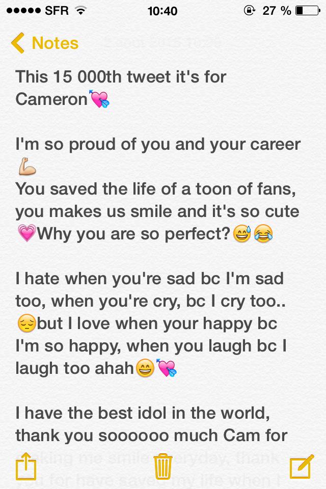 happilyjw_'s tweet image. @camerondallas this 15 000th tweets it's for you bæ💘🇫🇷