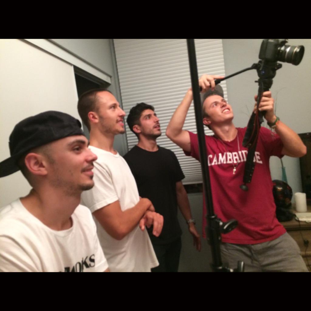It was national "Give The Camera To An Actor" Day...so we did. 
<a href="/KennyWormald/">Kenny Wormald</a> #TonyTesta