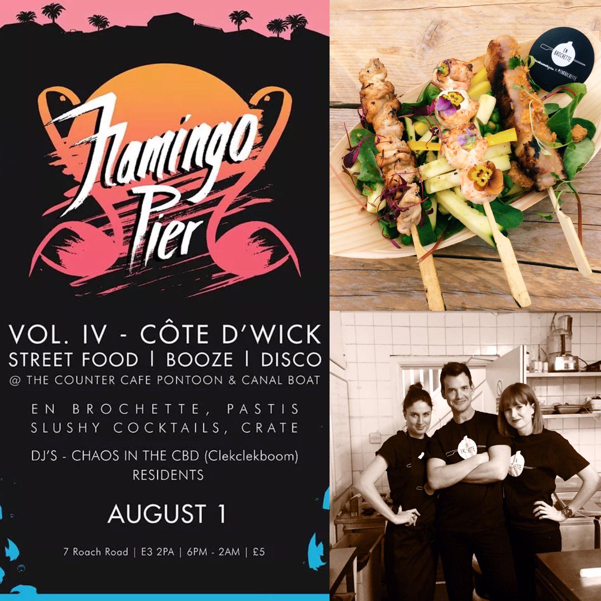 EnBrochette's tweet photo. 1 day late. Happy 1st Birthday to us! 🎂🎉Thx to @theflamingopier for taking a punt on us. Look how far we've come! http://t.co/lSQVomWPgy
