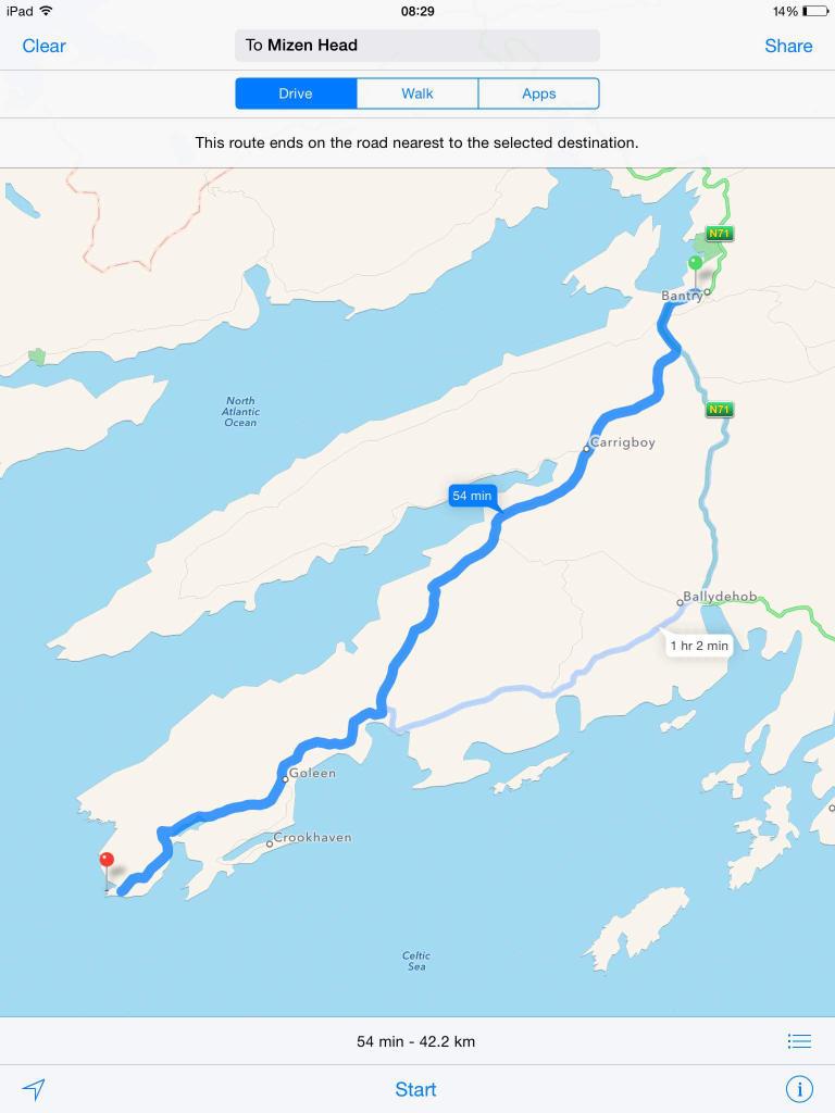 FootprintsLK's tweet photo. LAST DAY finally here, Tom is off on the road to mizen head, best of luck Tom #makin2mizen @Barretstown @APTjimmy http://t.co/dacBSIiXJr