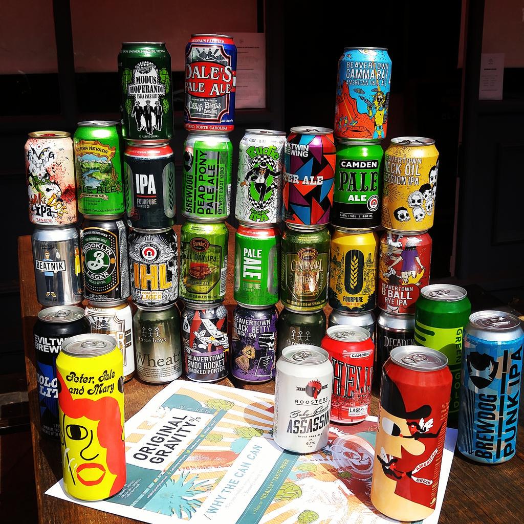 hopburnsblack's tweet photo. Far too many cans to choose from & a brand new issue of @OGBeerMag in which to read all about them. #sunsoutcansout http://t.co/LUpT8zFIiC