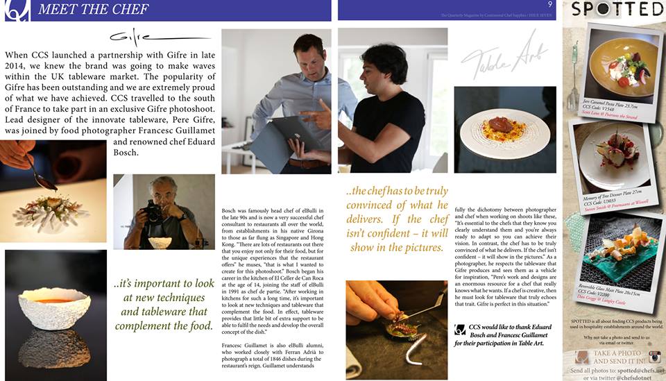 gifretable's tweet photo. Our tableware at Quarterly Magazine - Table Art  @chefsdotnet #tableware #tableart #peregifre #food #chefs #chef http://t.co/eiO2k4QZmp