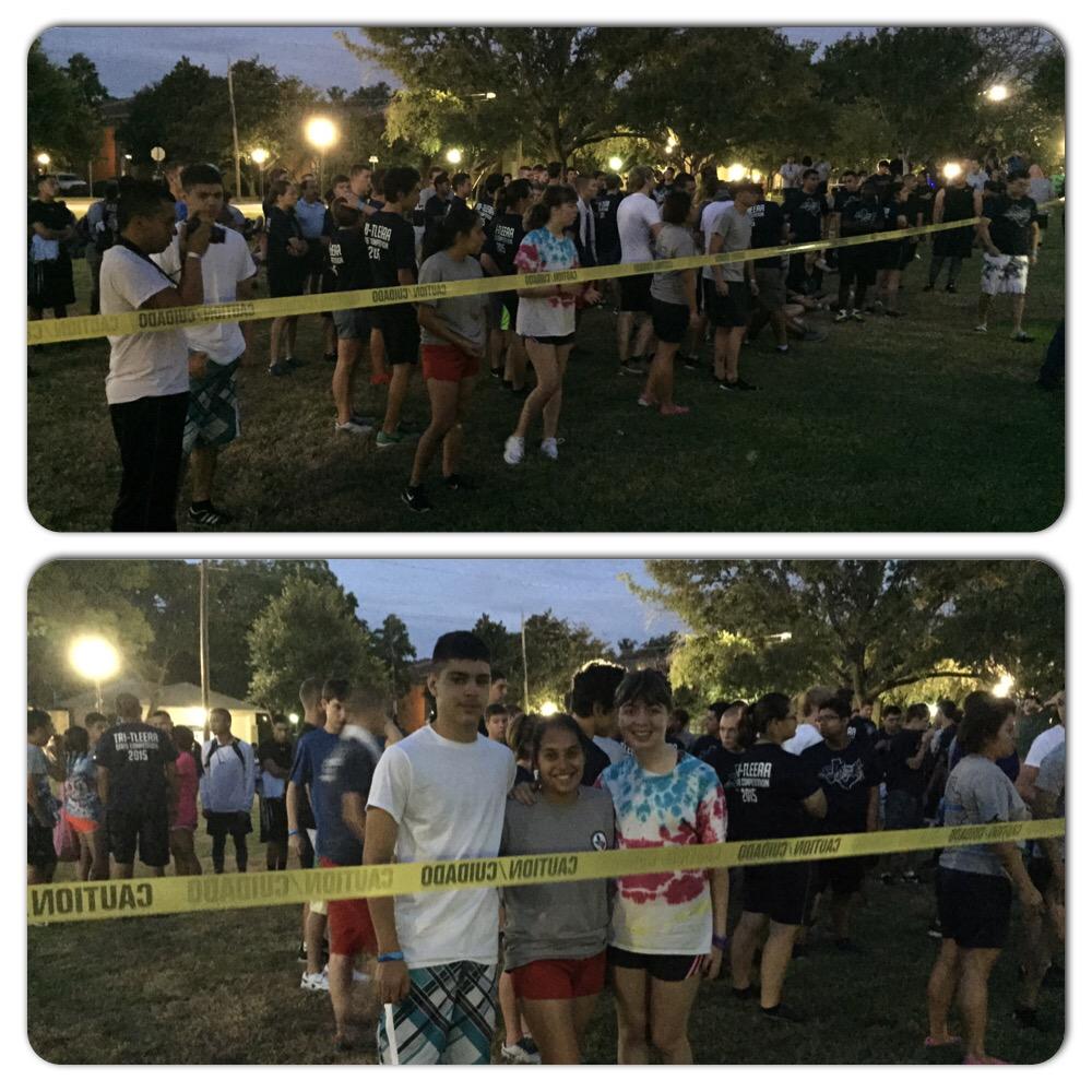 HPD_Explorers's tweet photo. Its early, but we are ready for the final event... The triathlon! Go #HPDExplorers  #tleeaa http://t.co/wDVSOcrXx3