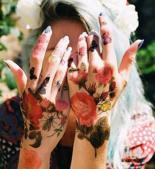 Beautiful temporary tattoos