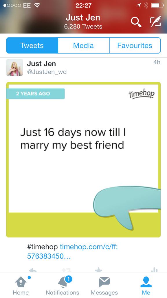 JustJen_wd's tweet photo. Wtf! I leave my 10 month old with my phone for 5 mins &amp; he accesses my timehop &amp; twitter. Kids these days @soundrudd http://t.co/86Xlmie4hP
