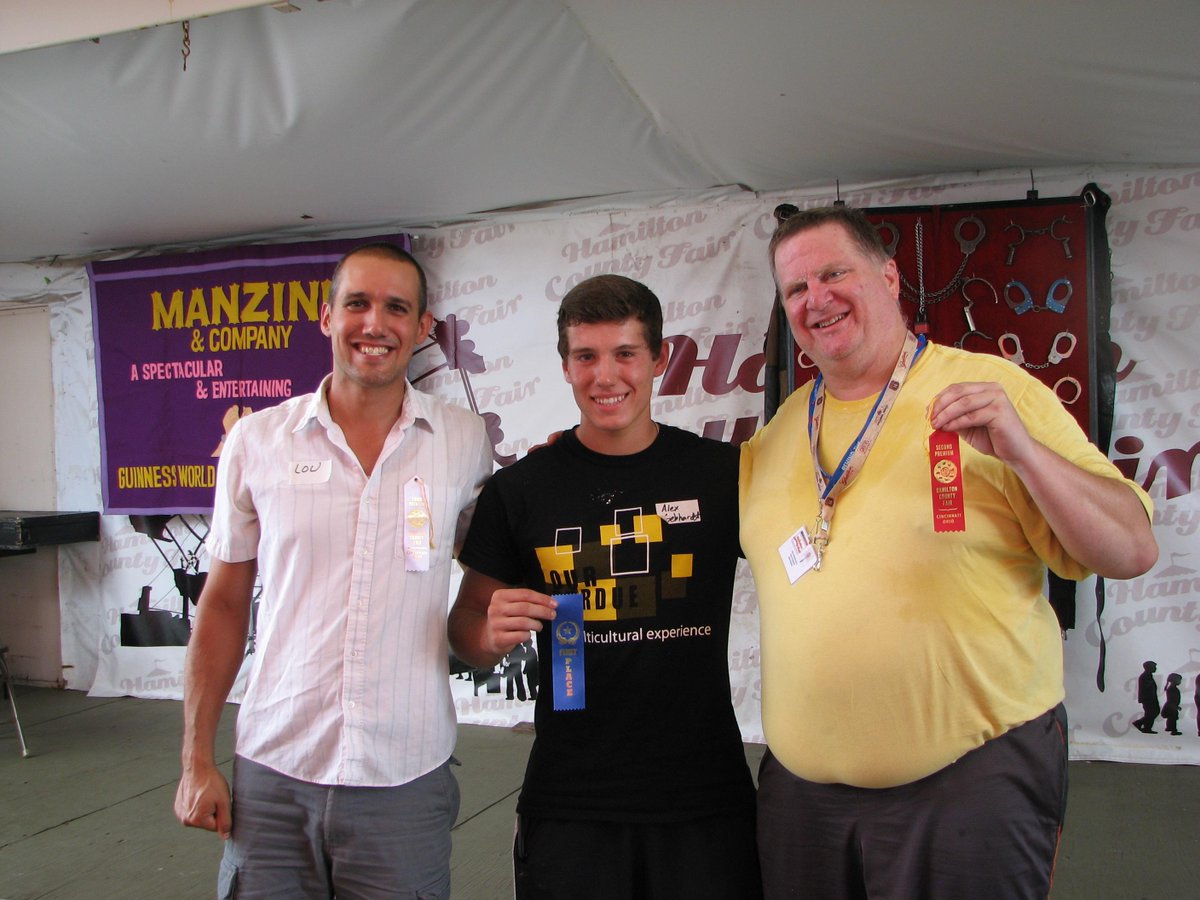 HCFairOhio's tweet photo. Alex Gephardt wins the Frisch's Pie Eating Contest tonight at the Hami Cty Fair!!!  Congratulations!!! http://t.co/xaeIAqbk0L