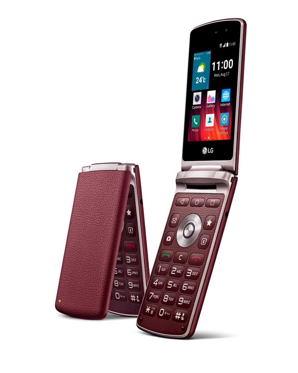 CNET's tweet photo. LG thinks yesteryear with its new Wine Smart handset http://t.co/mCCS1ag47U http://t.co/dxhwlJ5VS1
