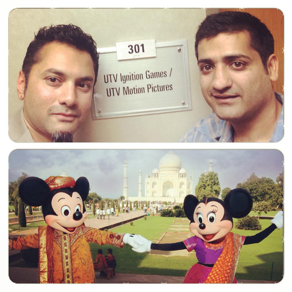 Disney India partnership agreement with Lokesh Dhar, head of content. Bollywood here we come.