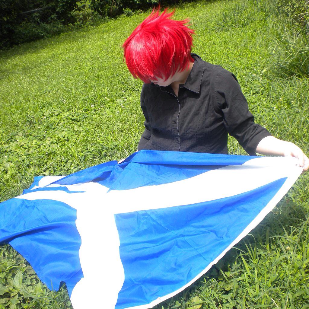 cosplayLove3's tweet photo. Scotland cosplay! #Cosplay #Cosplayer http://t.co/PXqBqDBzWz