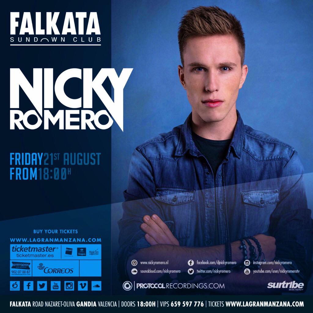 FalkataGandia's tweet photo. Se acerca ANIVERSARIO @FalkataGandia con @nickyromero  No te quedes sin.Autorizaciones +16 http://t.co/unNRTQg4Bd http://t.co/R9Q9kpDPkh