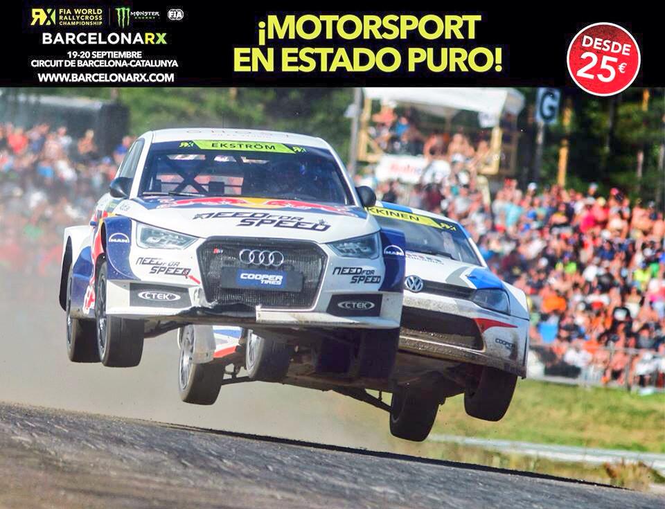 Mila_Events's tweet photo. Si te gusta el #Motorsport esto es para ti @FIAWorldRX en el Circuit de Barcelona 19/20 de Septiembre #MotoGP #F1 http://t.co/55ED0Hpfrq