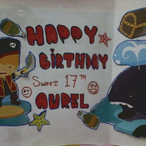 Happy birthday too me:* semoga semakin dewasa di umur yg ke 17 ini({{}})