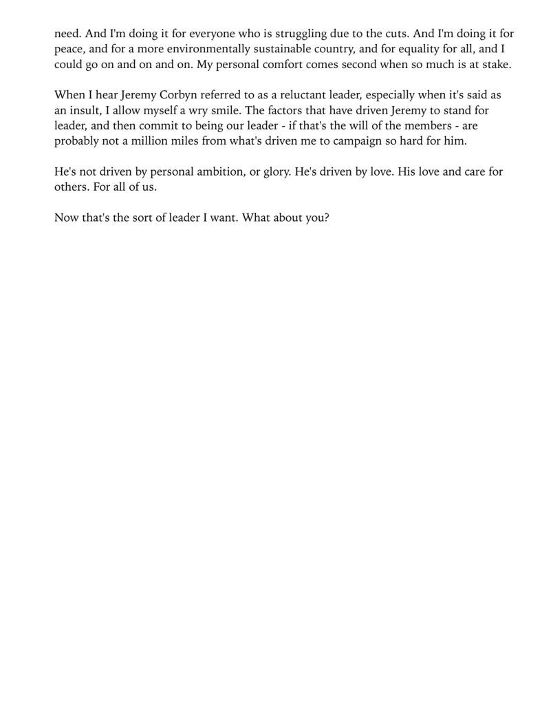 chelleryn99's tweet photo. The strange tale of the reluctant leader and the reluctant campaigner. #SignUp4Cobyn @jeremyforlabour @labourlewis http://t.co/4aOvn5cE3H