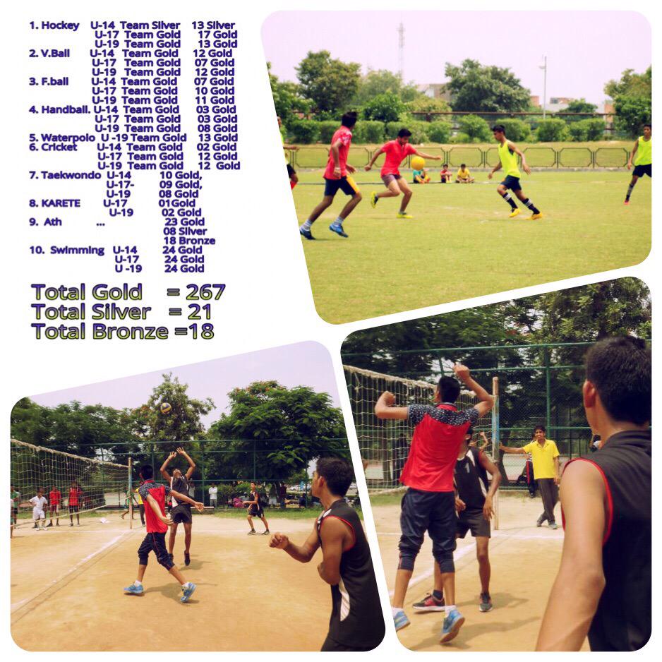 Gurmeetramrahim's tweet photo. #MSGPapaCoach Brilliant performance by Shah Satnam Ji Boys School's players at district level. God bless them http://t.co/QFt8bUaNMb