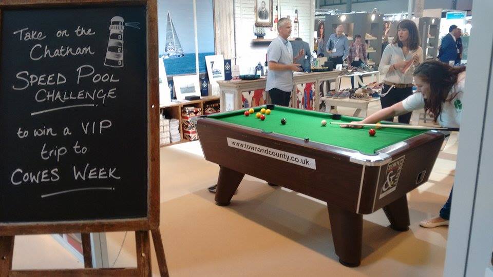 peasoupdigital's tweet photo. Our @JennyBromfield reppin' Pea Soup in the Chatham Speed Pool Challenge at #ModaUK #chathammib #lovechatham http://t.co/jH11XgJIbn