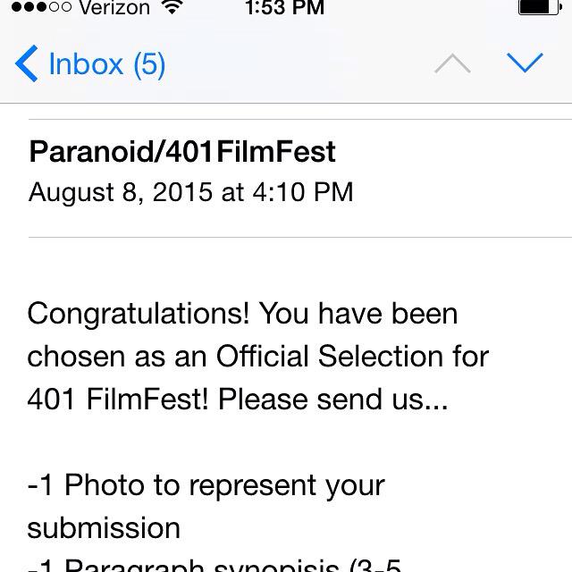 E2Smusic's tweet photo. We are excited and honored to announce that our music video for "Paranoid" has been selected for the 401 Film Fest! http://t.co/BL5tIsQeCR
