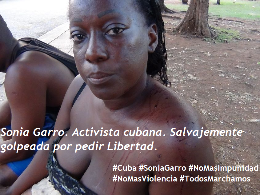 gabcorg's tweet photo. @yamycubanita #Cuba #SoniaGarro #NoMasImpunidad #NoMasViolencia #TodosMarchamos http://t.co/kkPCL1ijAm