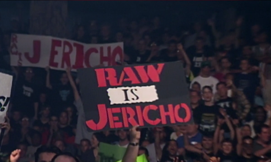 WWEUniverse's tweet photo. RT If you remember when 16 years ago today, #RAW BECAME @IAmJericho!!! http://t.co/FtqRMhquUw