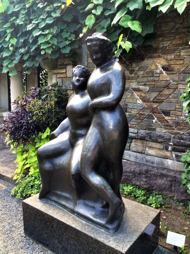 Ellie Nadelman, Two Female Nudes, 1931 #RockefellerEstate #Kykuit