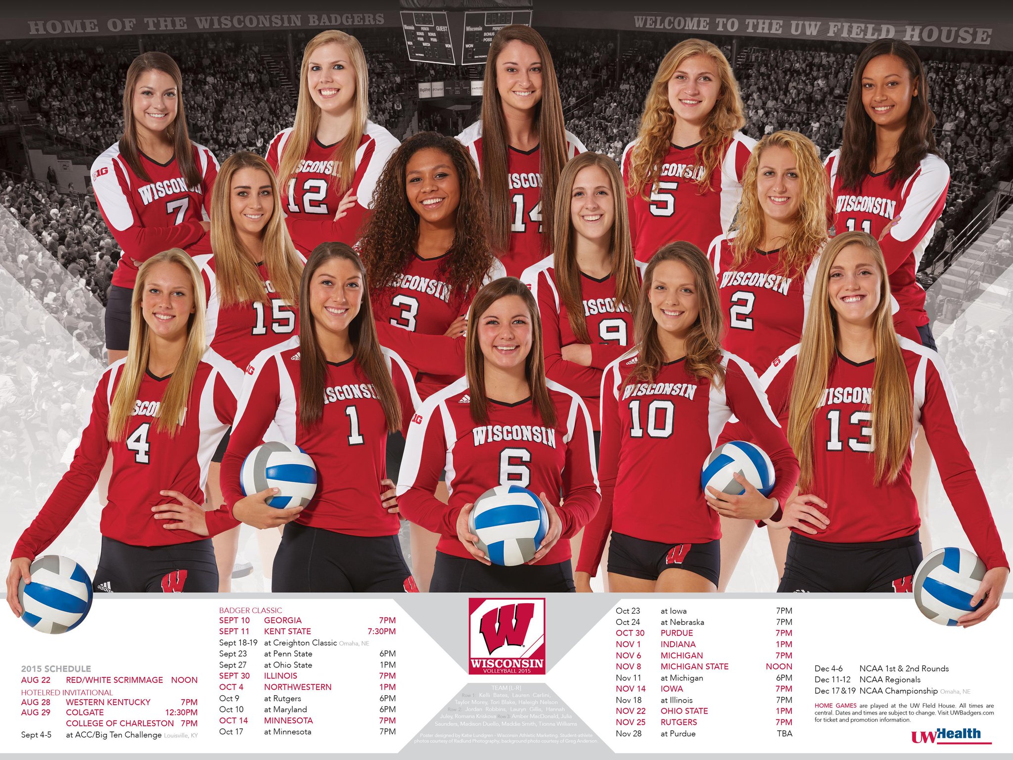 Badger volleyball 2024