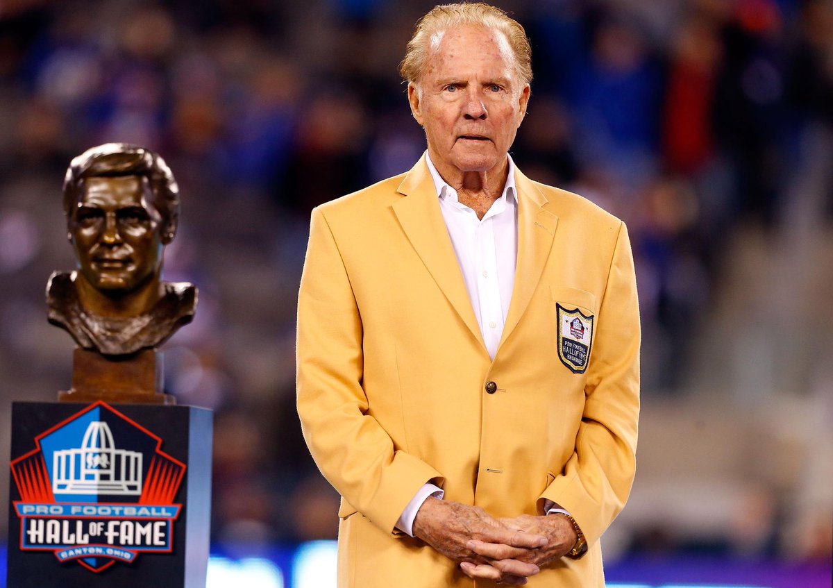 SportsCenter's tweet image. Pro Football Hall of Famer Frank Gifford died this morning at age 84. Gifford played 12 seasons for Giants.