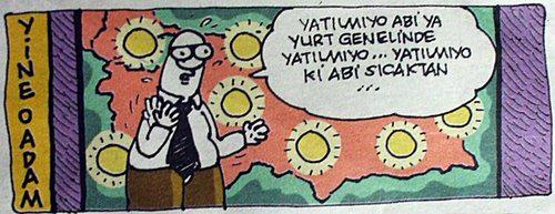 Sıcaktan yatılmıyor!