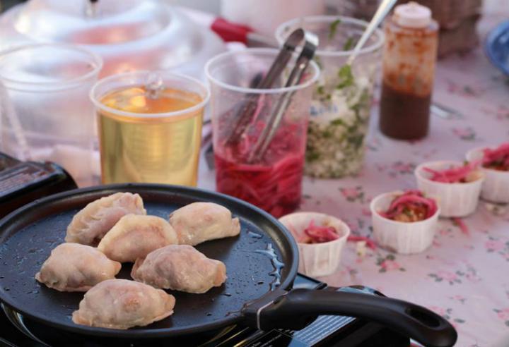 bcliving's tweet photo. T-minus 1 hour until the #GoldenDumpling #Cook-off at @BaoBei1. http://t.co/aIftJKE9ro #YVR #Summer #Food #Events http://t.co/HVjzxly0p3