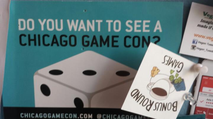 chicagogamecon's tweet photo. .@BonusRoundCafe We had to fix your postcard as it looked a little dizzy; we like its placement http://t.co/LI6pnL1H0w